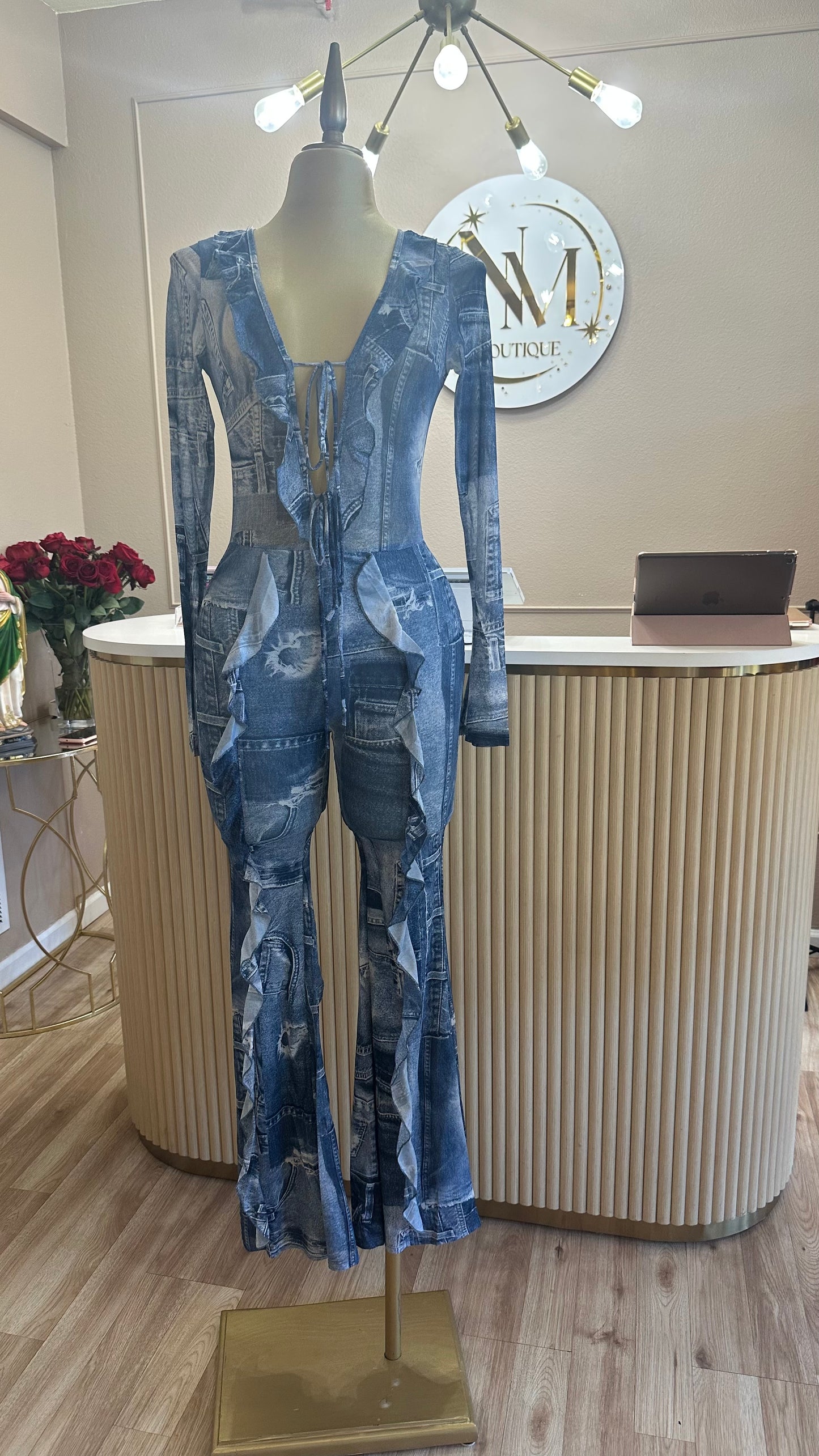 Blue Jumpsuit