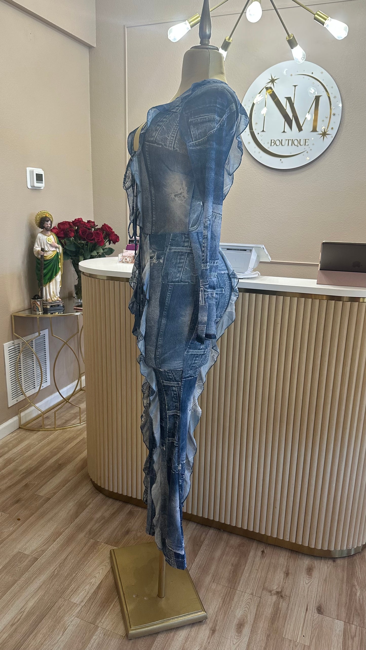 Blue Jumpsuit