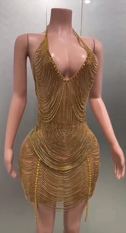 Gold Dress